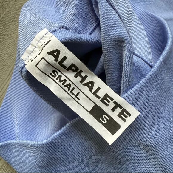 Alphalete Amplify High Rise Shorts NEW Digital Violet Small - Picture 7 of 16